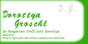 dorottya groschl business card